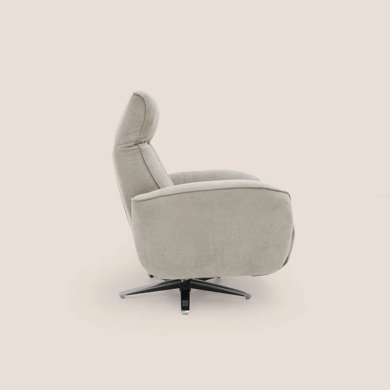EVA fauteuil RELAX en tissu imperméable T02 crème