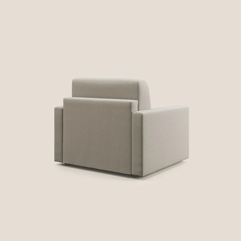 Chris Fauteuil convertible en tissu imperméable T13 crème