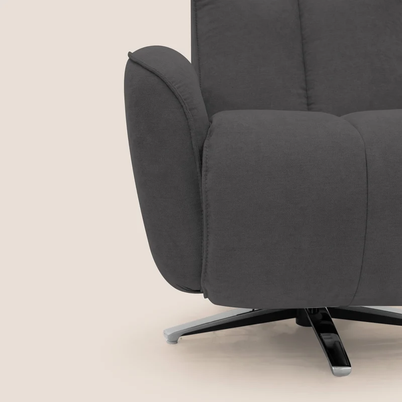 EVA fauteuil RELAX en tissu imperméable T02 noir