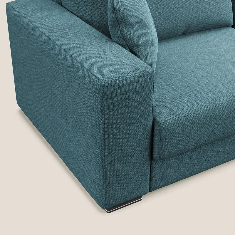Marte canapé en tissu détachable et imperméable T08 bleu ciel