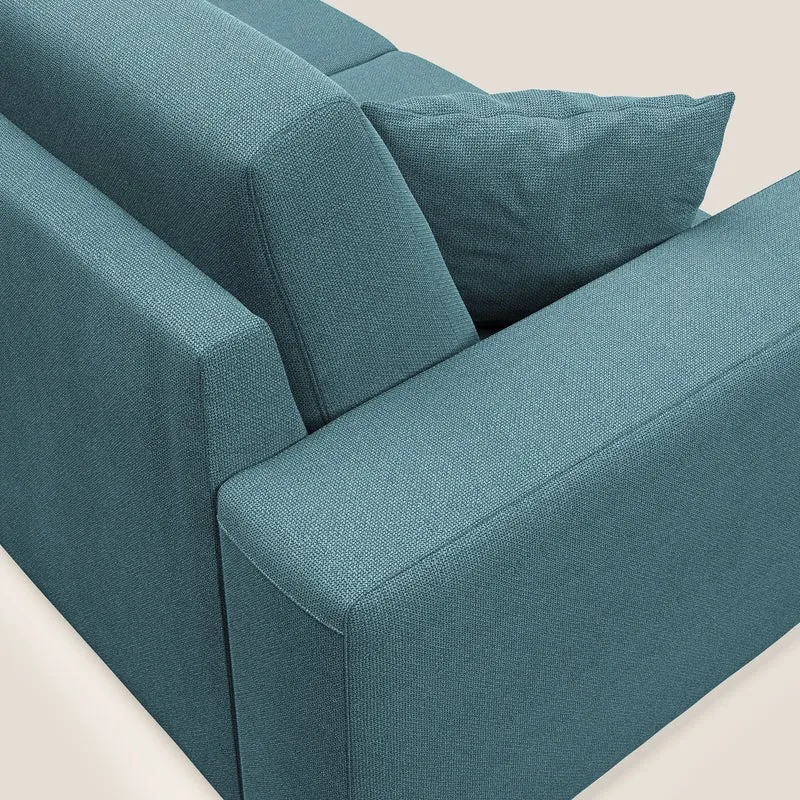 Marte canapé en tissu détachable et imperméable T08 bleu ciel