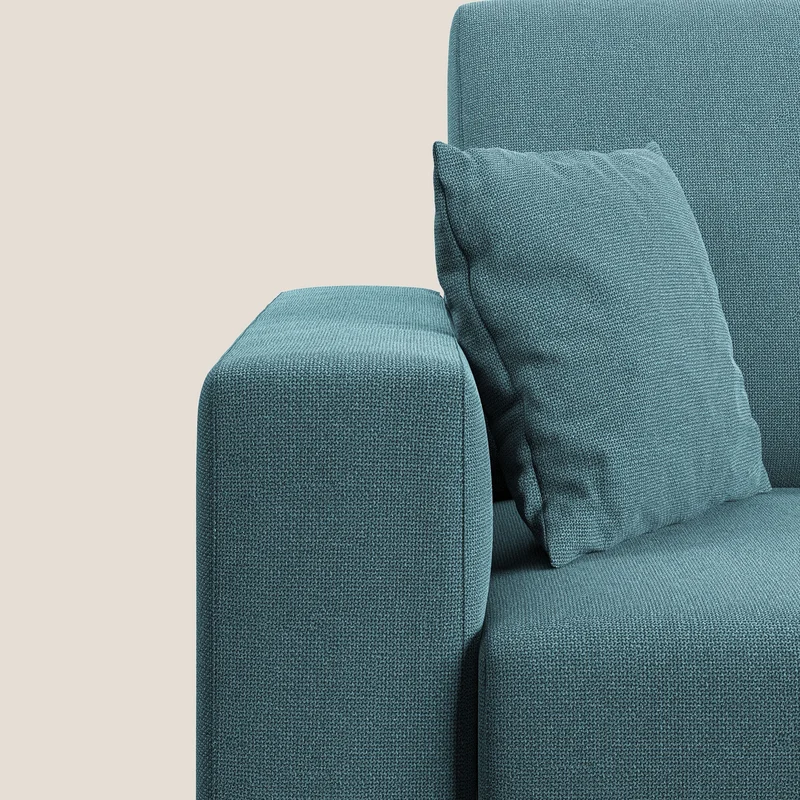 Marte canapé en tissu détachable et imperméable T08 bleu ciel