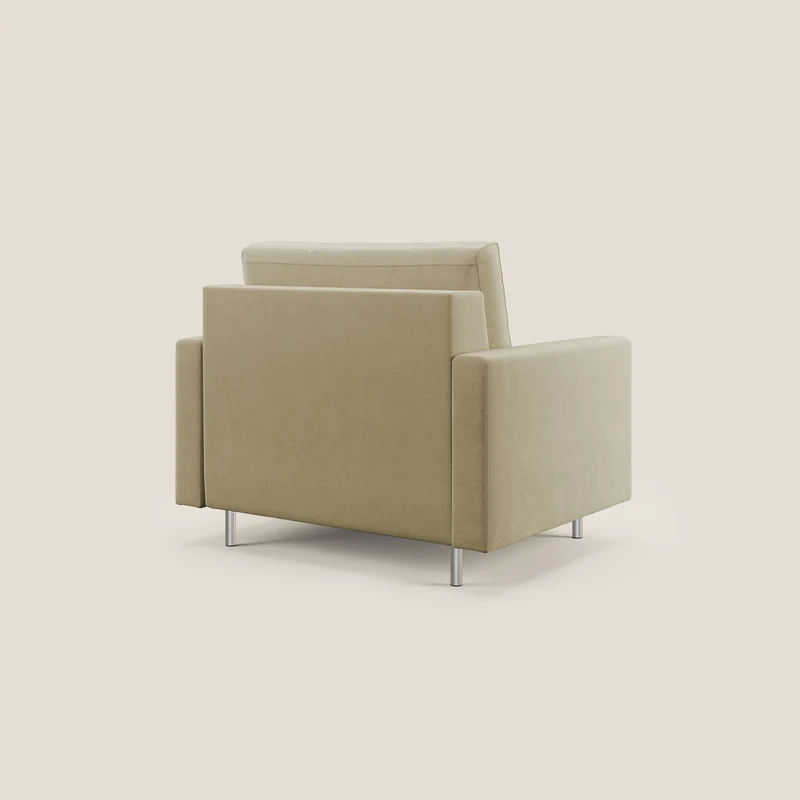 Megan fauteuil-lit en microfibre détachable T11 beige