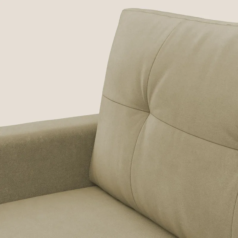 Megan fauteuil-lit en microfibre détachable T11 beige