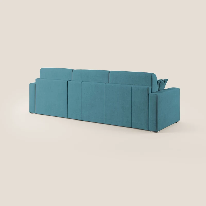 Best canapé-lit d’angle en tissu imperméable T02 azzurro