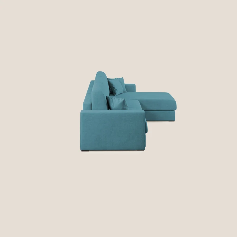 Best canapé-lit d’angle en tissu imperméable T02 azzurro