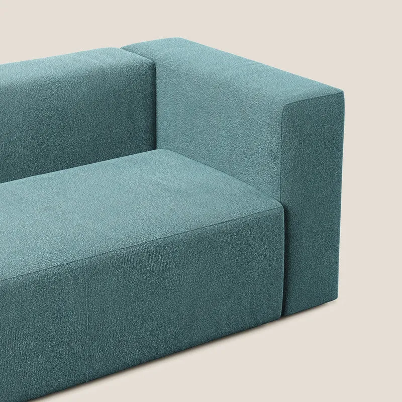 Nettuno module d'angle/latéral maxi en bouclette douce T07 bleu clair