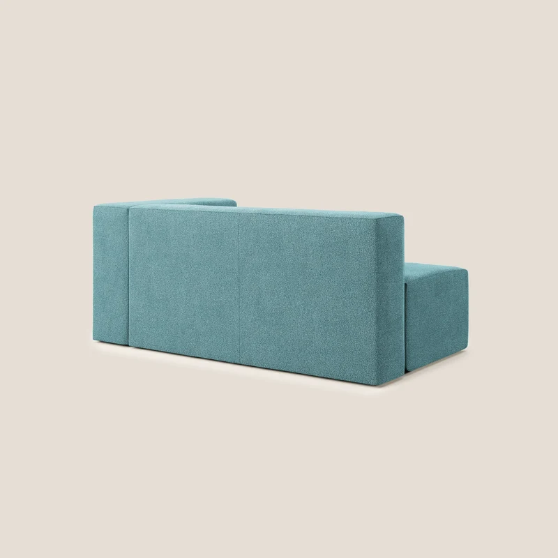 Nettuno module d'angle/latéral maxi en bouclette douce T07 bleu clair