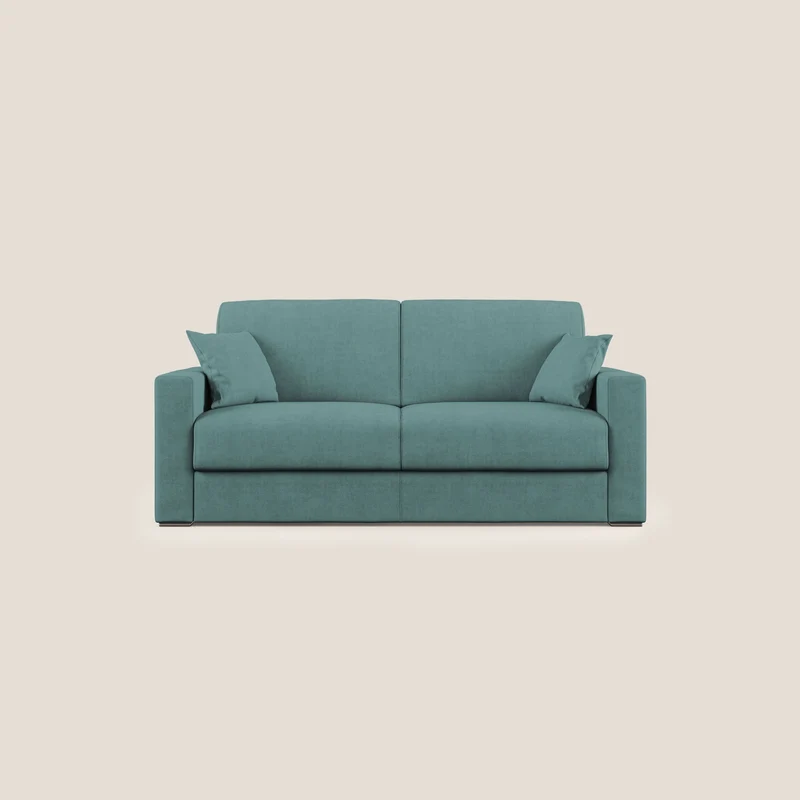 Best Canapé-lit double en tissu imperméable T02 pétrolier