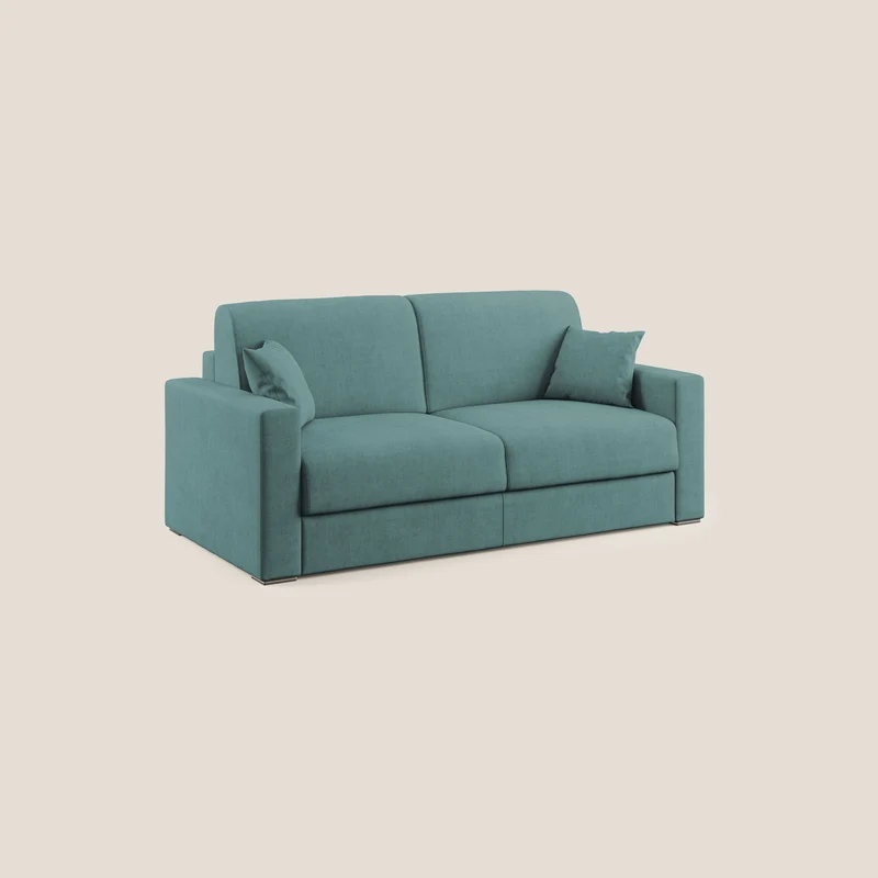 Best Canapé-lit double en tissu imperméable T02 pétrolier