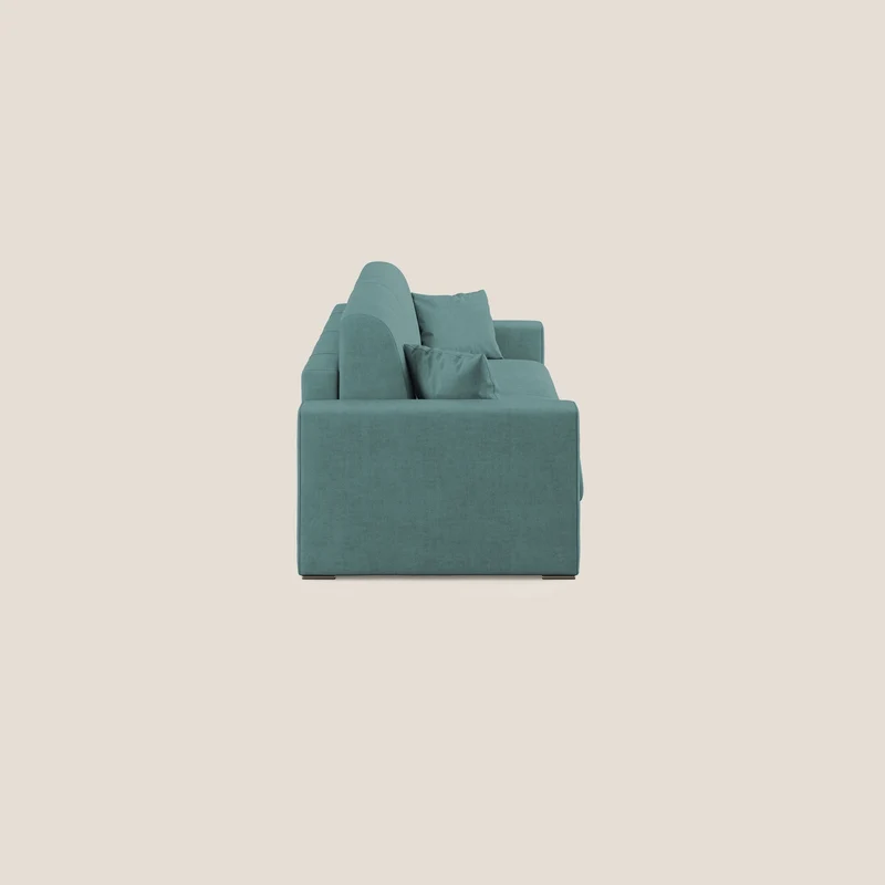 Best Canapé-lit double en tissu imperméable T02 pétrolier