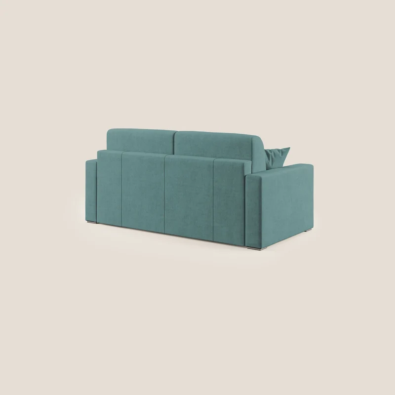 Best Canapé-lit double en tissu imperméable T02 pétrolier