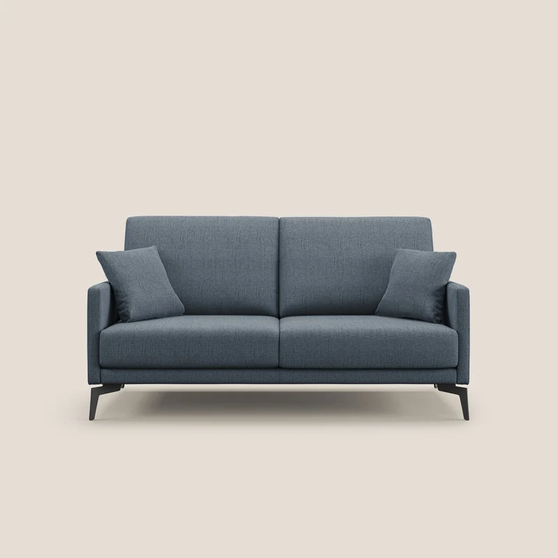 Saturno canapé moderne en tissu doux imperméable T03 bleu