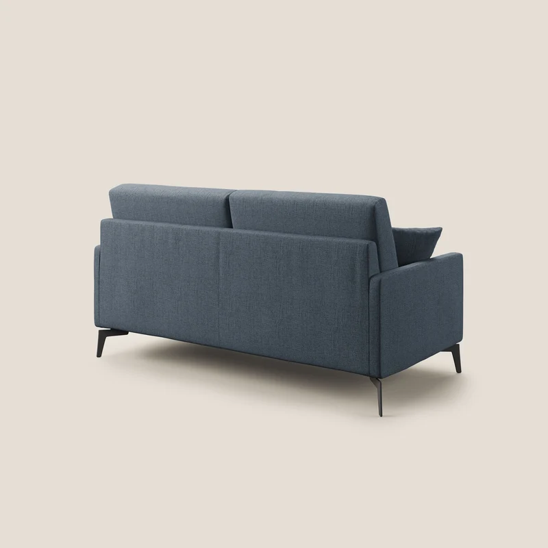 Saturno canapé moderne en tissu doux imperméable T03 bleu