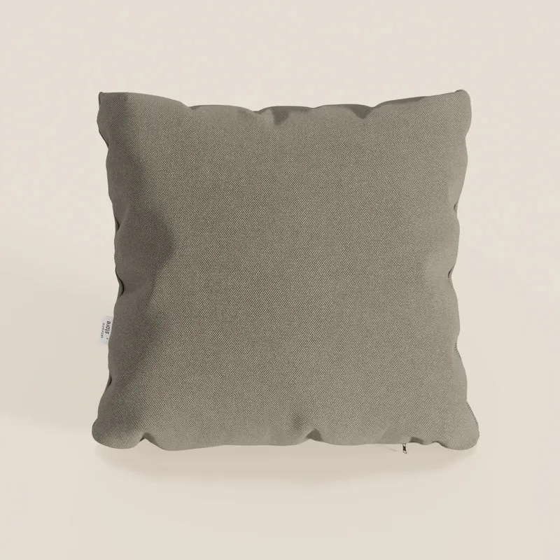 Honey coussin disponible en plusieurs couleurs, réalisé en tissu similicoton imperméable T13 taupe tortora