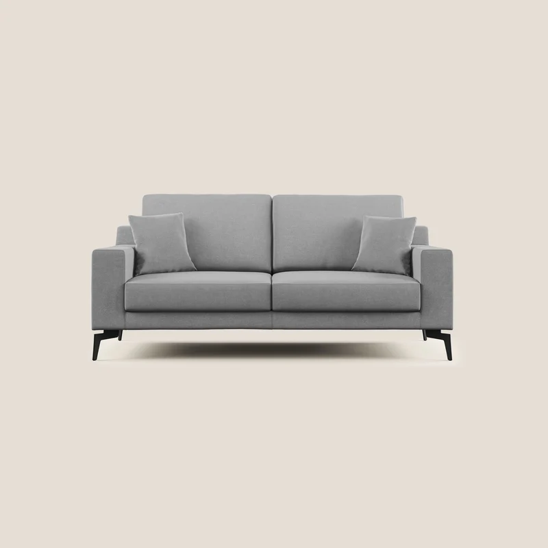 Prestige canapé moderne en microfibre détachable T11 gris