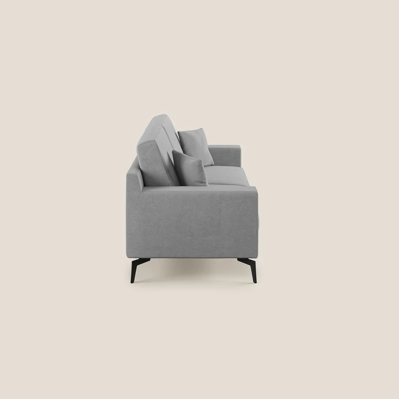 Prestige canapé moderne en microfibre détachable T11 gris