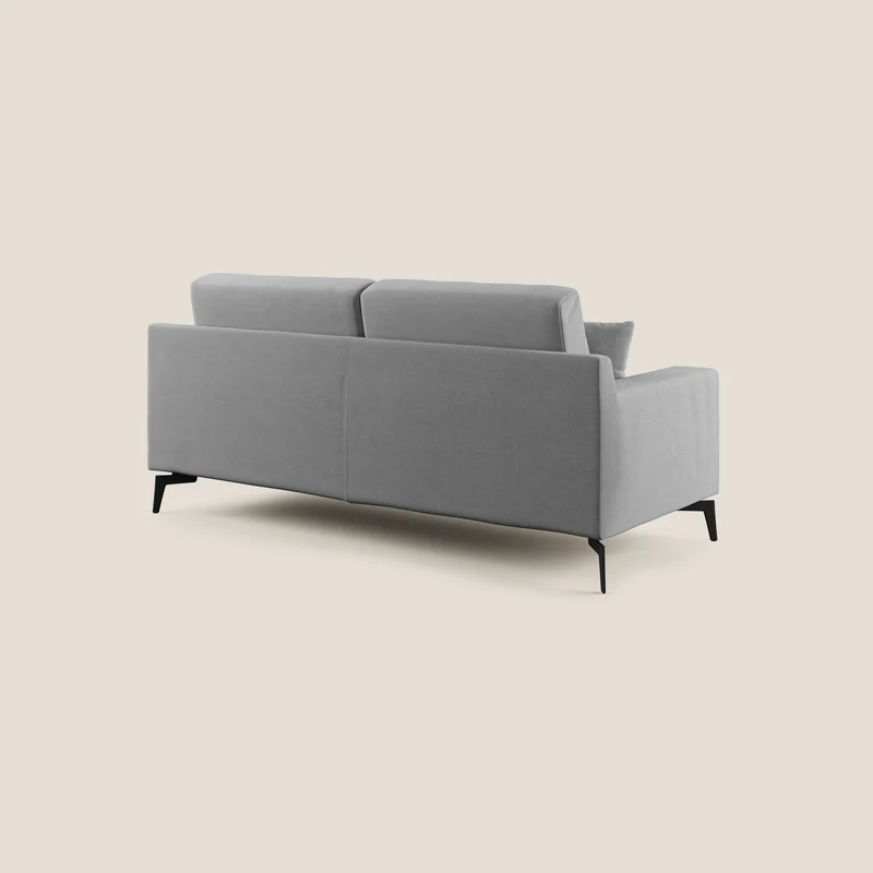 Prestige canapé moderne en microfibre détachable T11 gris