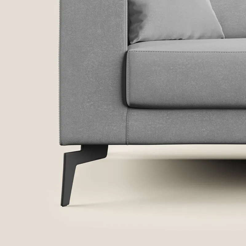 Prestige canapé moderne en microfibre détachable T11 gris
