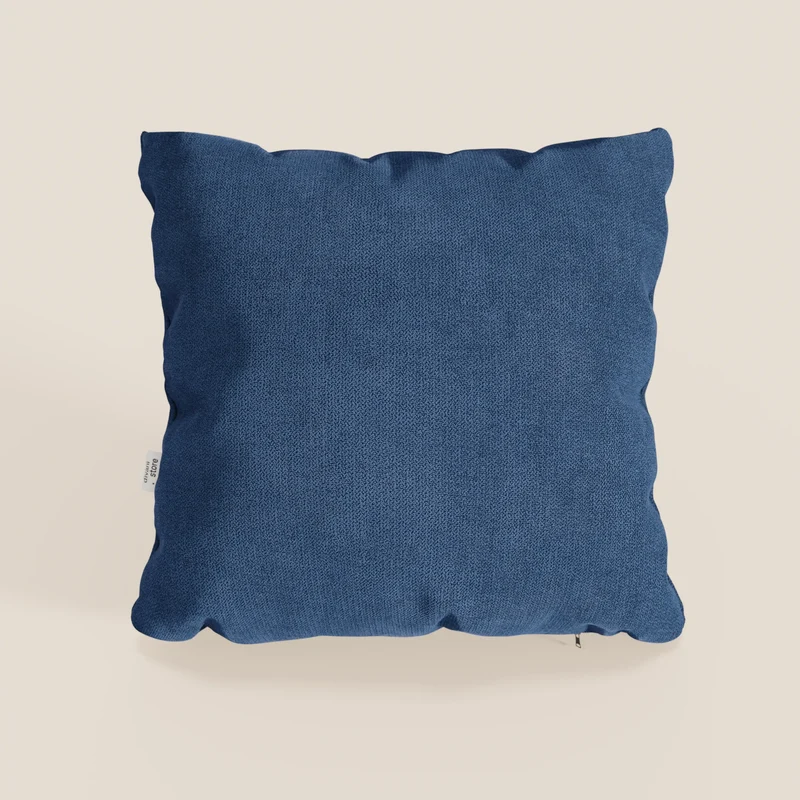 Destiny coussins carrés en tissu doux imperméable T02 bleu