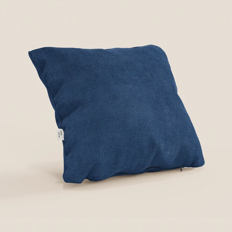 Destiny coussins carrés en tissu doux imperméable T02 bleu