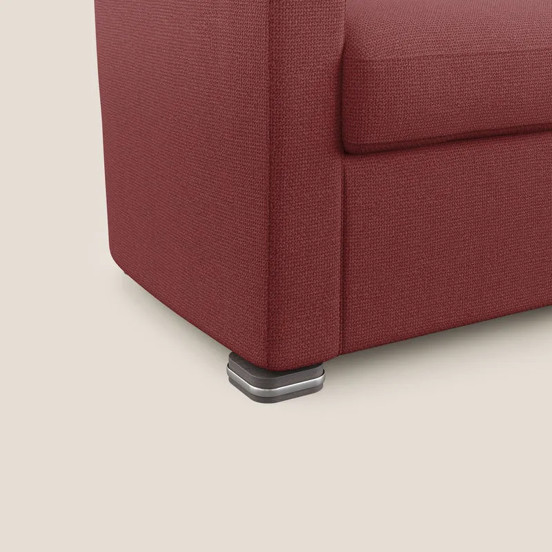 Cloe Fauteuil en tissu détachable à l'eau QuickClean T08 rouge
