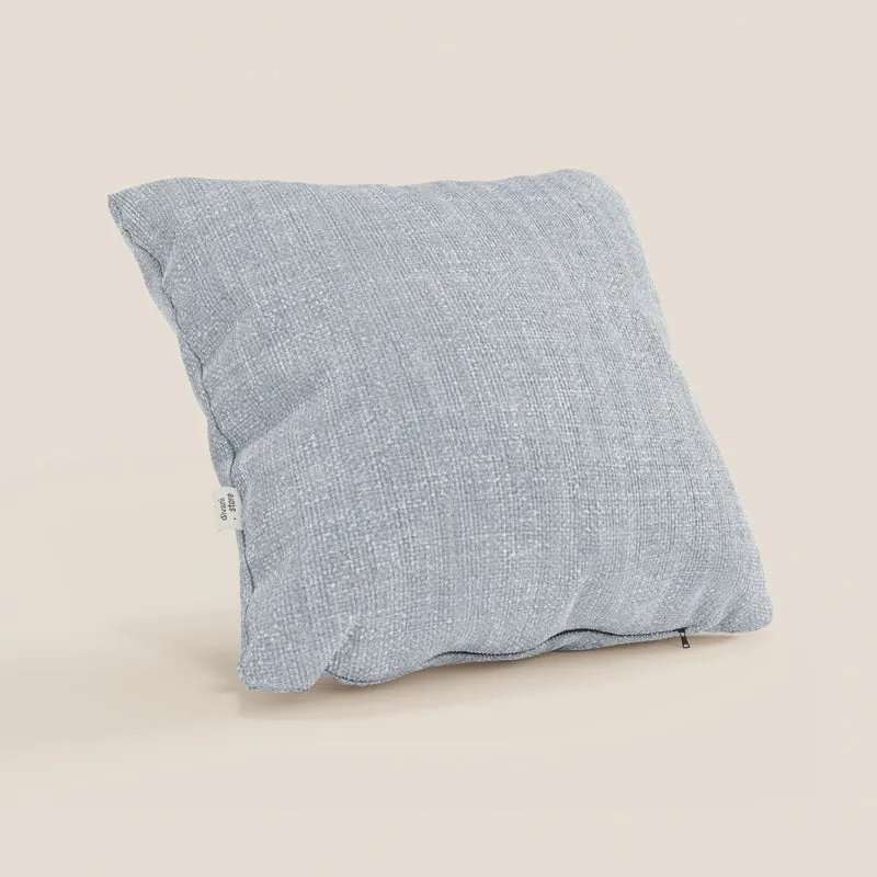 Lyon coussin disponible en plusieurs couleurs, fabriqué en tissu tressé imperméable et doux T06 glace