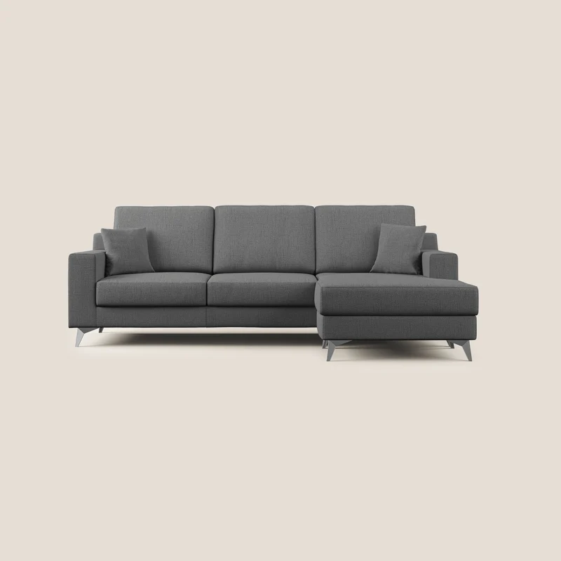 Michael Canapé d'angle REVERSIBLE en tissu imperméable T03 gris