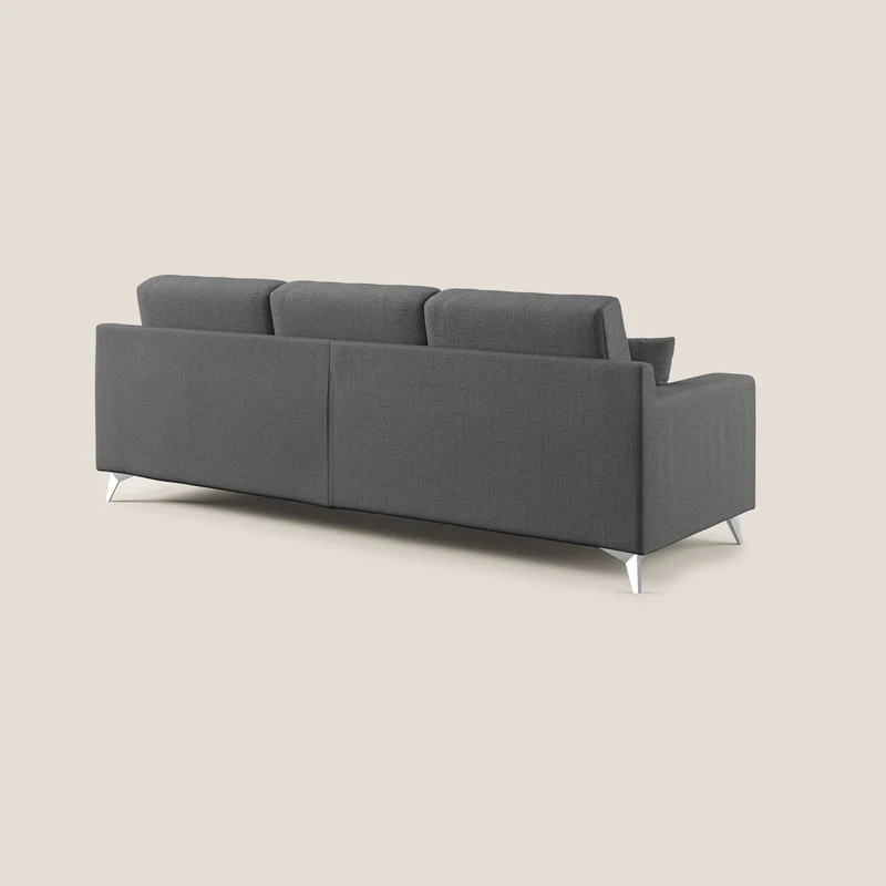 Michael Canapé d'angle REVERSIBLE en tissu imperméable T03 gris