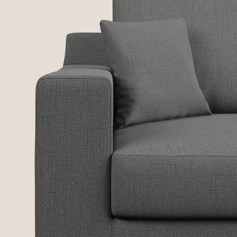 Michael Canapé d'angle REVERSIBLE en tissu imperméable T03 gris