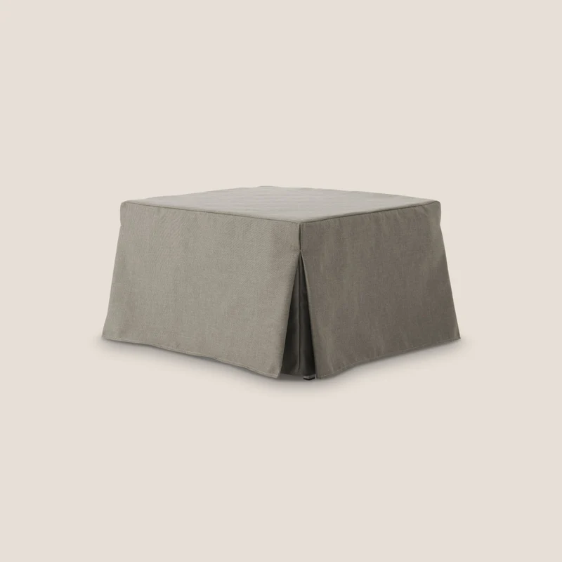 Tip-Top Pouf LIT en tissu imperméable T13 Taupe tortora