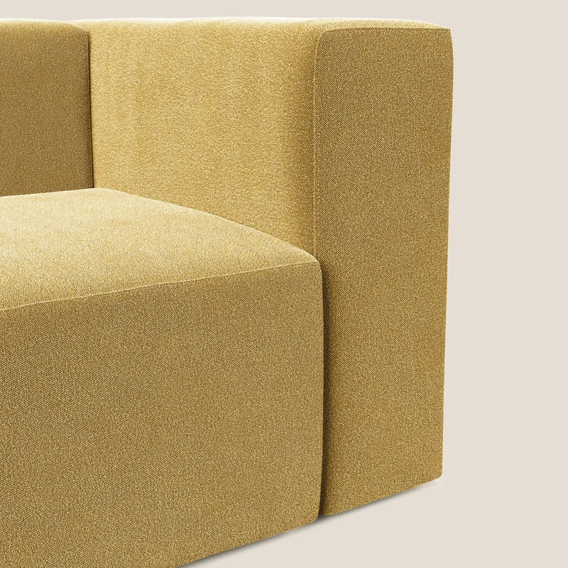 Nettuno module d'angle/latéral en bouclette douce T07 jaune