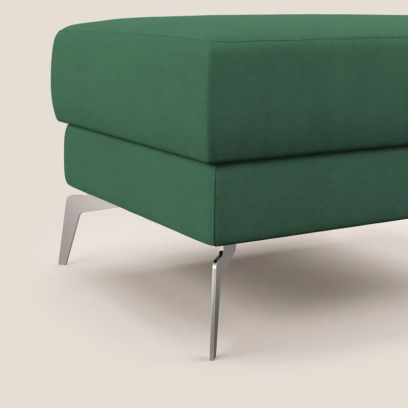 Star Pouf avec pieds hauts en tissu imperméable T02 vert
