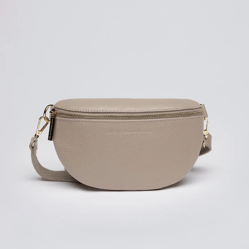 Sac banane Madeleine en cuir de veau italien