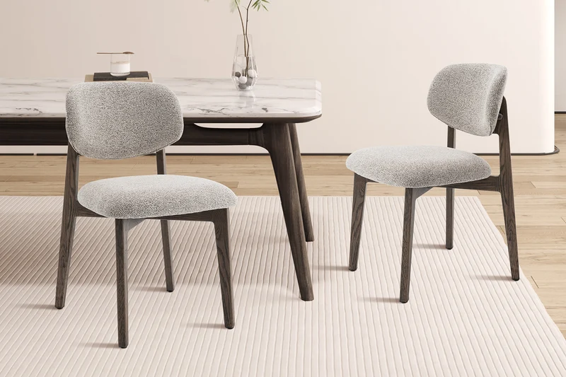 Chaise Carmen Chêne massive foncé Sable