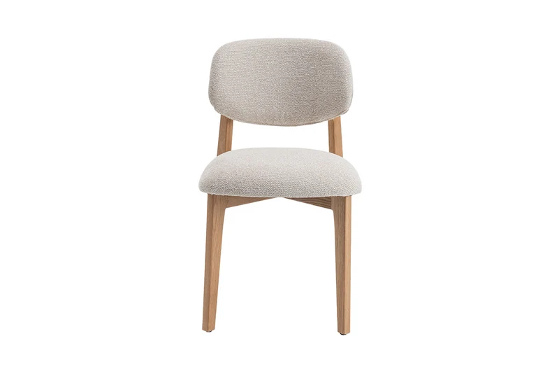 Chaise Carmen Chêne massive Beige