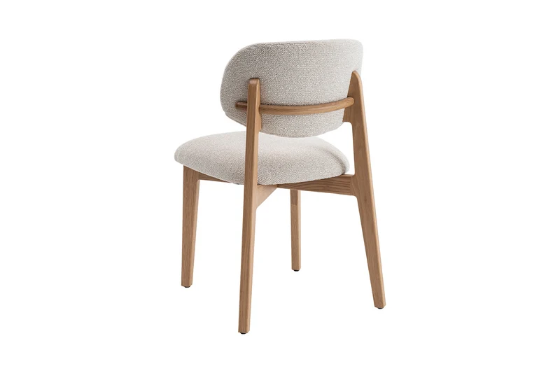 Chaise Carmen Chêne massive Beige