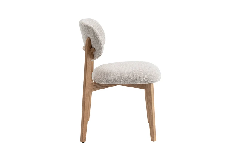 Chaise Carmen Chêne massive Beige