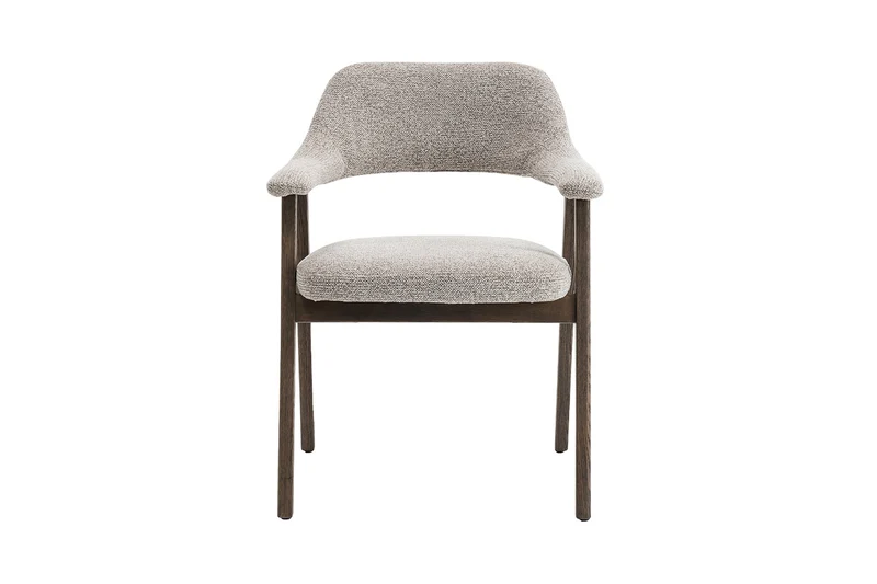 Chaise Coralie Chêne massive foncé Sable