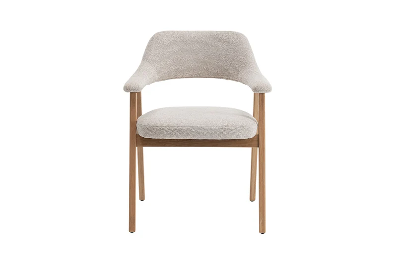 Chaise Coralie Chêne massive Beige