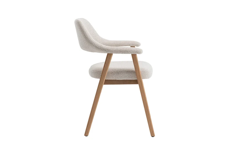 Chaise Coralie Chêne massive Beige
