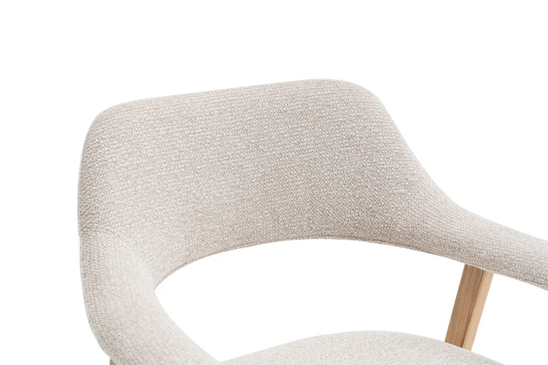 Chaise Coralie Chêne massive Beige