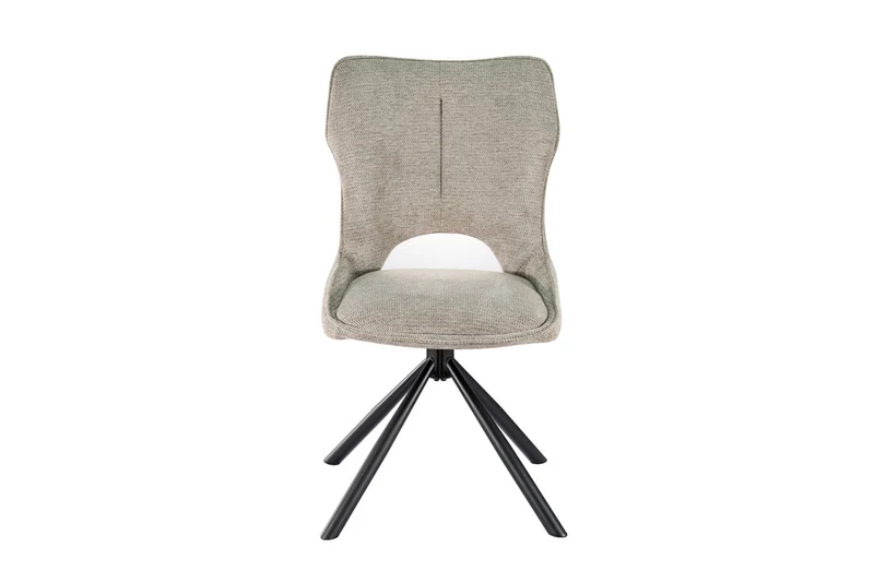 Chaise Mori Pivotant Tissu Ote Gris clair