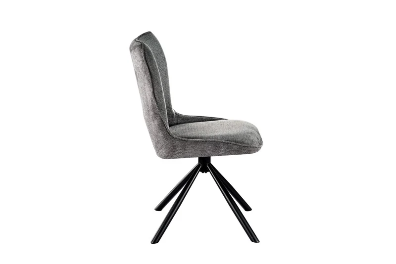 Chaise Mori Pivotant Tissu Ote Gris foncé