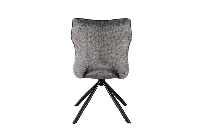 Chaise Mori Pivotant Tissu Ote Gris foncé