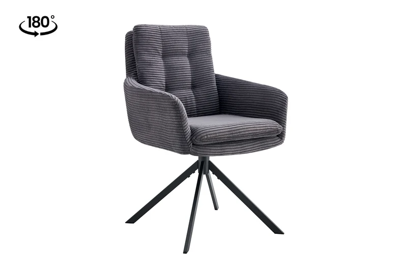 Chaise Luna Pivotant Gris