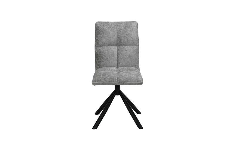 Chaise Jack Pivotant Tissu Gris clair