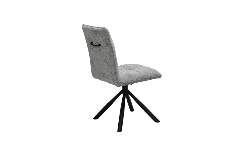 Chaise Jack Pivotant Tissu Gris clair