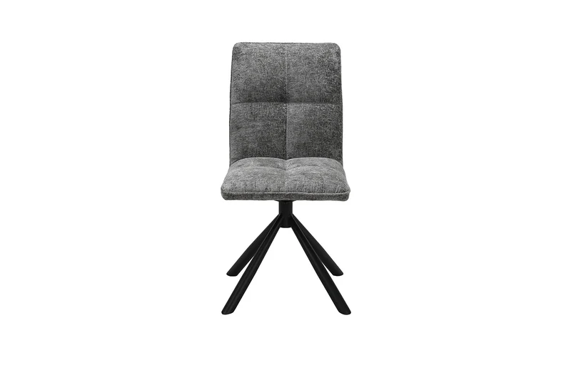 Chaise Jack Pivotant Tissu Gris