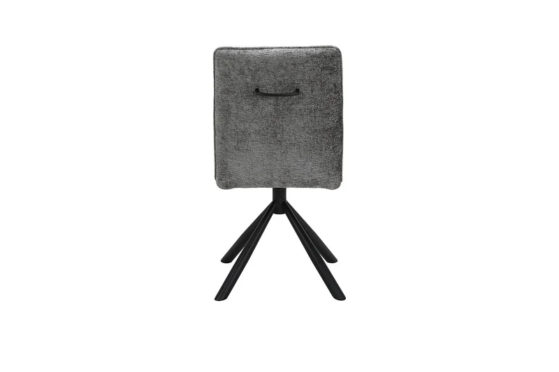 Chaise Jack Pivotant Tissu Gris